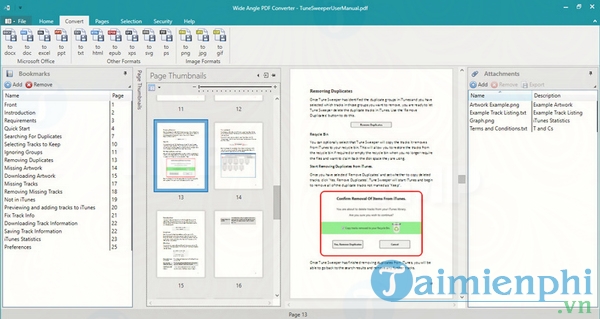 Wide Angle PDF Converter