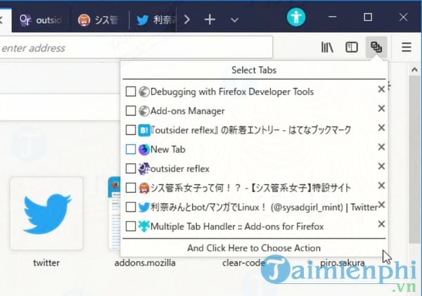 Multiple Tab Handler
