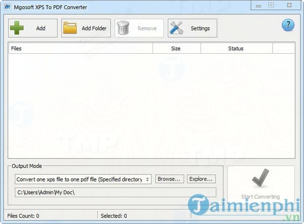 Mgosoft XPS To PDF Converter