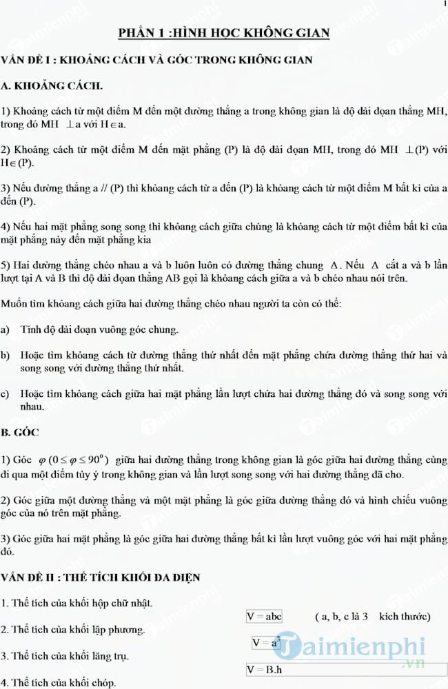 Giáo án môn Toán lớp 12