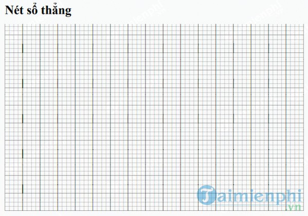 net co ban va chu cai cho be tap viet