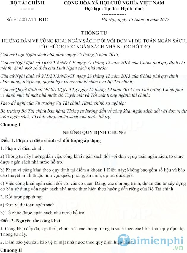 thong tu 61 2017 tt btc