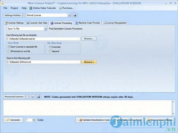 CryptoLicensing For MFC