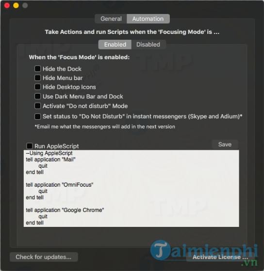UnDistracted for Mac