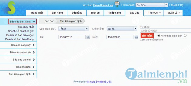 Phần mềm tính tiền tạp hóa S3