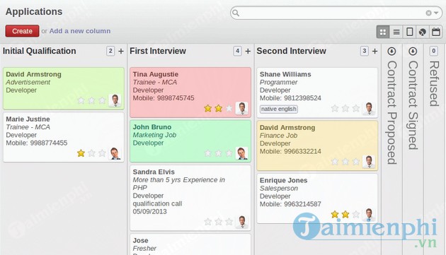 Phần mềm quản lý nhân sự WinMain
