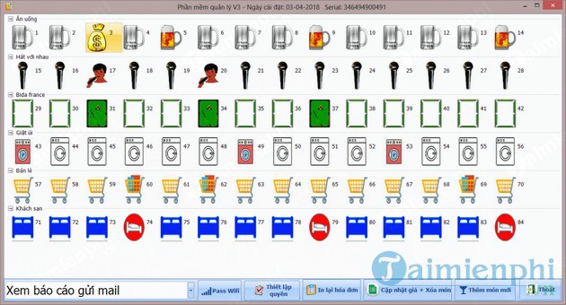 Phần mềm quản lý bida V3