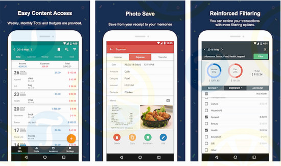 download money manager expense budget