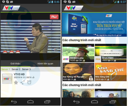 download vtv plus cho android