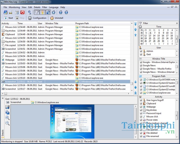 download mini key log