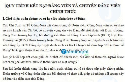 quy trinh ket nap dang