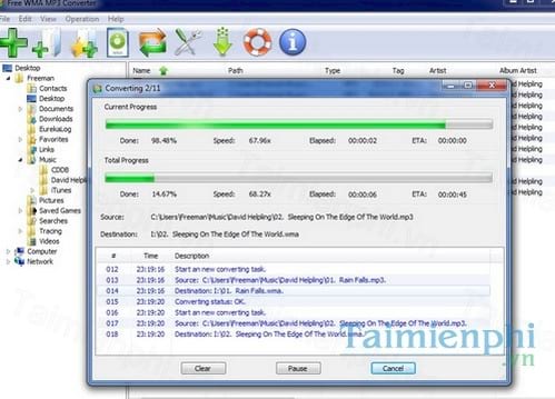 free wma mp3 converter