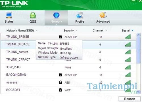 tp link wireless configuration utility