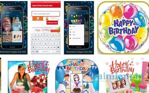 birthday song with name cho android