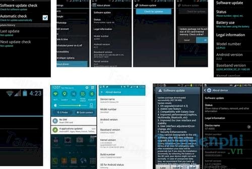 update android version for android