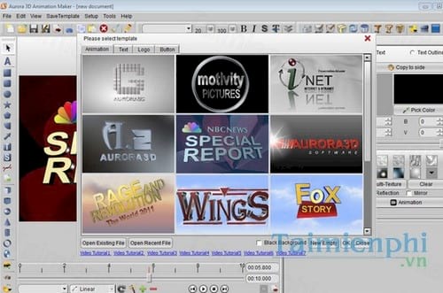 aurora 3d animation maker