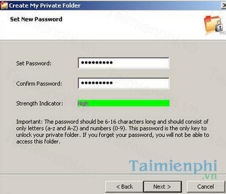 microsoft private folder