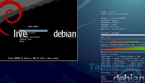 debian live