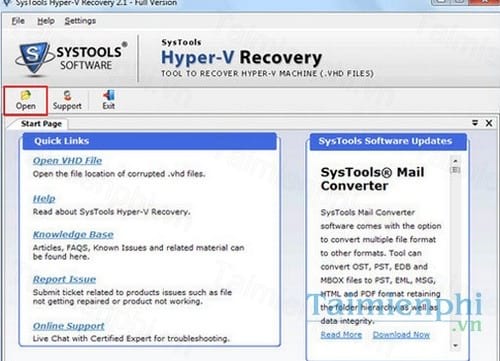 systools hyper v recovery