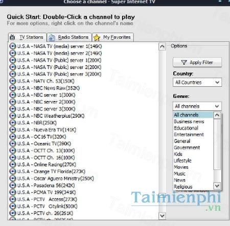 super internet tv free edition