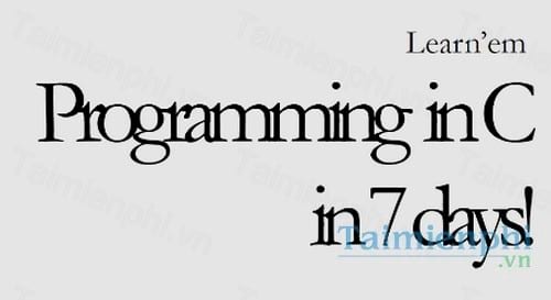 programming in c in 7 days