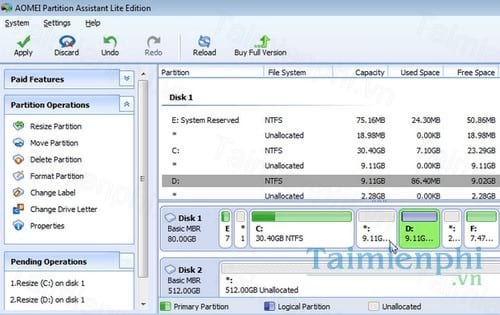 aomei partition assistant lite edition