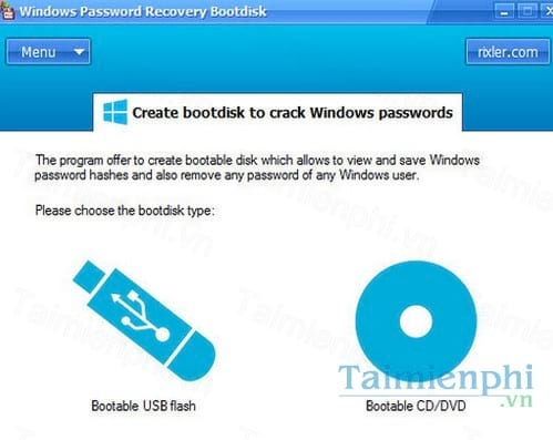 windows password recovery bootdisk