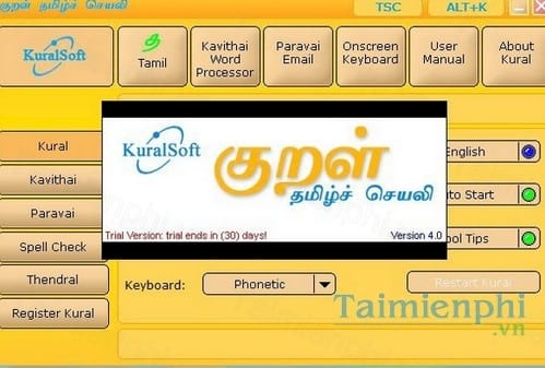 kural tamil software