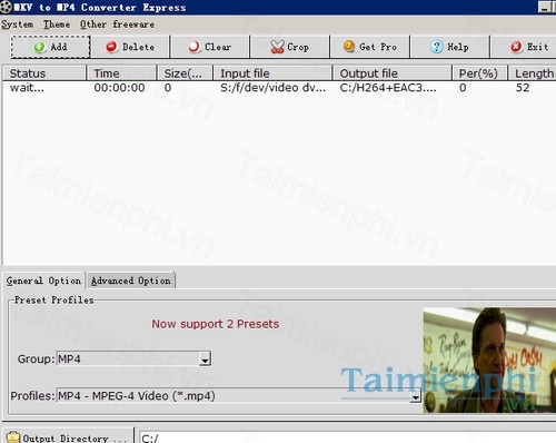 mkv to mp4 converter express
