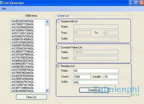 free random number generator