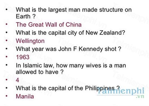 general knowledge quiz