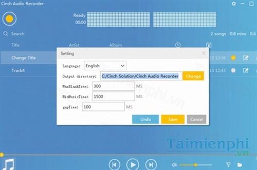 cinch audio recorder