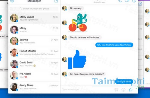 Facebook Desktop Messenger