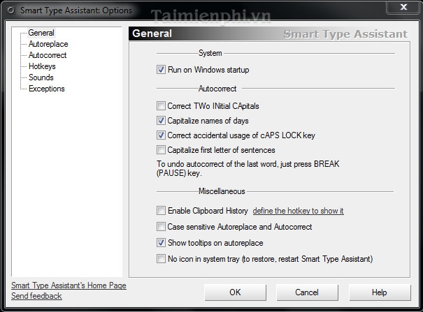Smart Type Assistant
