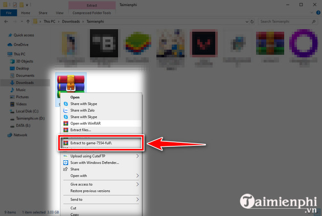 cach cai dat game 7554 tren may tinh