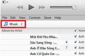 copy nhac bang itunes