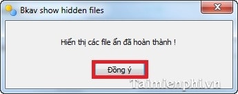 cach su dung fixattrb bkav show thu muc an do virus