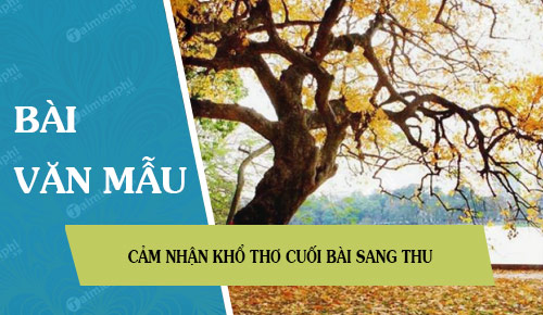 cam nhan kho tho cuoi bai sang thu