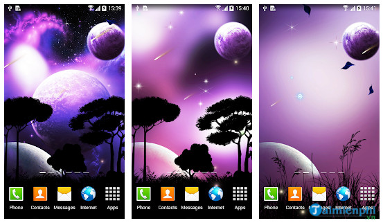 night sky live wallpaper