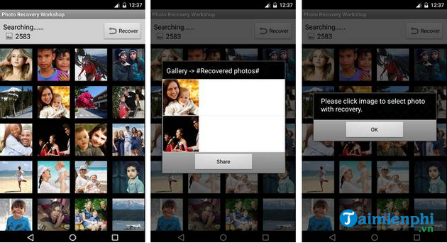 deleted photo recovery workshop