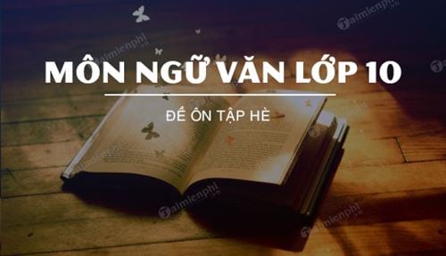 de on tap he mon ngu van lop 10
