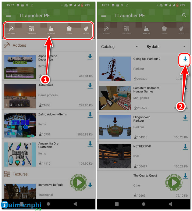 huong dan cai dat Tlauncher PE APK