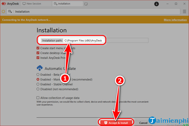 cach cai Anydesk cho PC
