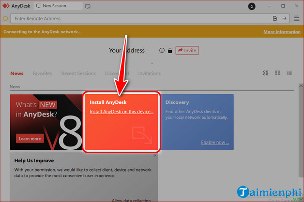 huong dan cai dat Anydesk