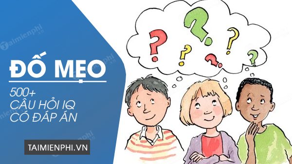 cau do meo co dap an cau do iq kho nhat