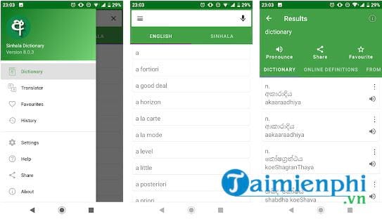 sinhala dictionary offline