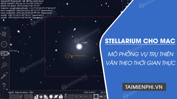 tai stellarium cho mac