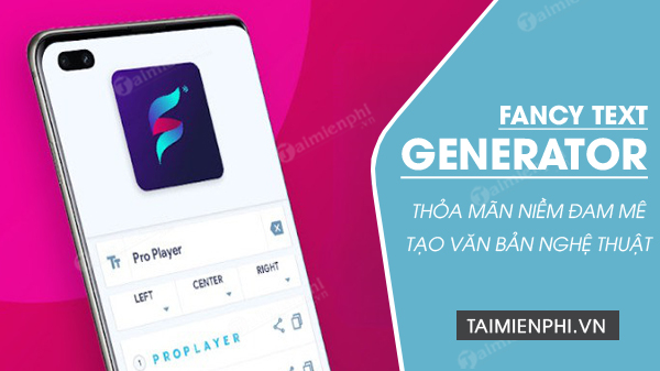 tai fancy text generator