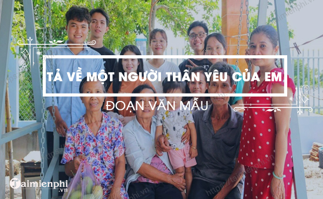 Doan van ta mot nguoi than yeu cua em