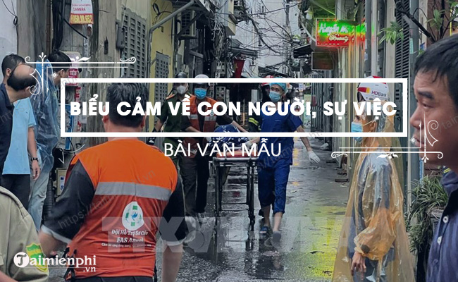 Bai van bieu cam ve con nguoi, su viec